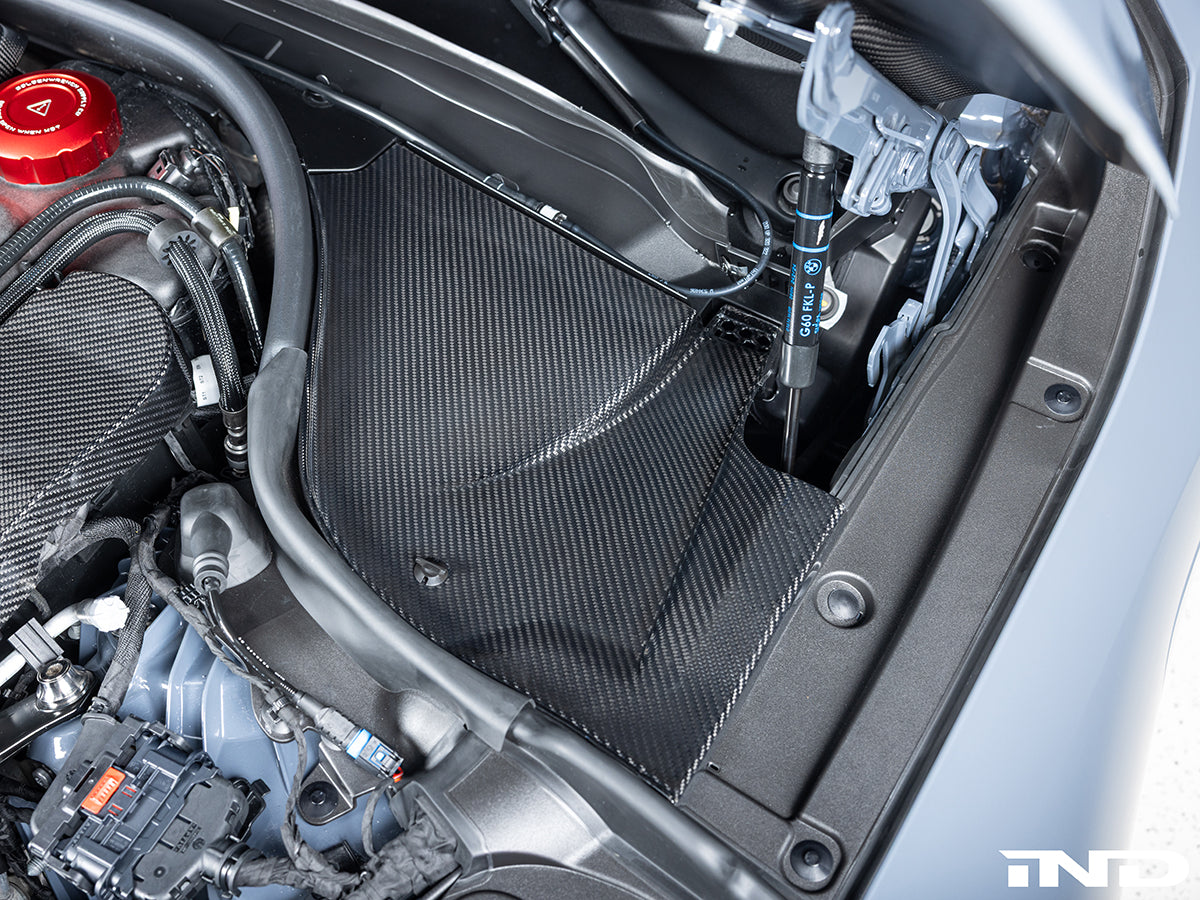 AutoTecknic Dry Carbon Engine Cowl Panel Trim Set - BMW G90/ G99 M5