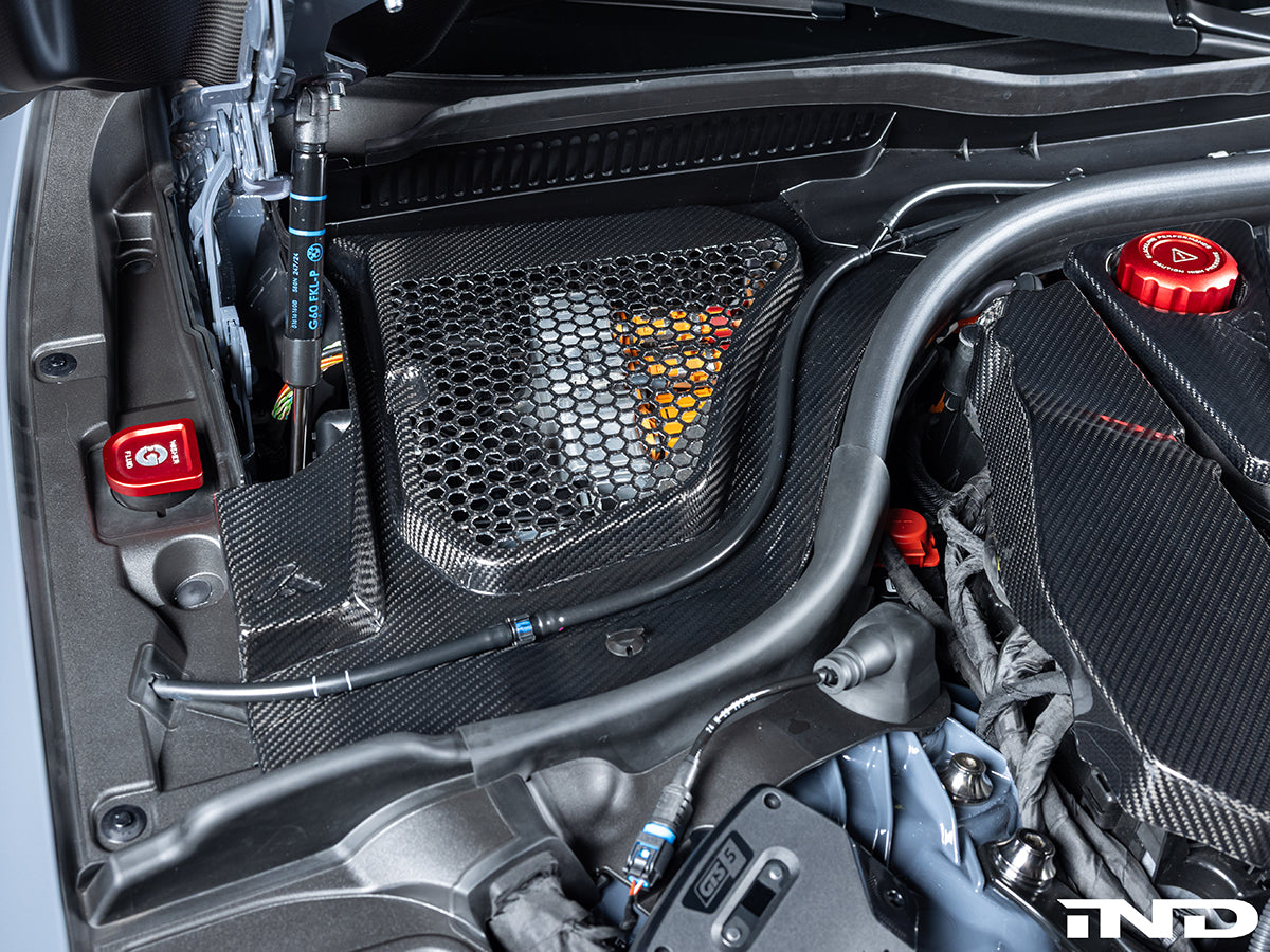 AutoTecknic Dry Carbon Engine Cowl Panel Trim Set - BMW G90/ G99 M5