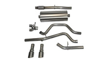 Load image into Gallery viewer, Corsa 14-19 GMC Sierra/Chevy Silv 1500 Crew Cab/Std. Bed 5.3L V8 Polished Sport Dual Rear CB Exhaust - 14870