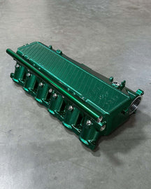CSF Toyota A90/A91 Supra/ BMW G-Series B58 Charge-Air Cooler Manifold - Isle of Man Green - 8200IMG