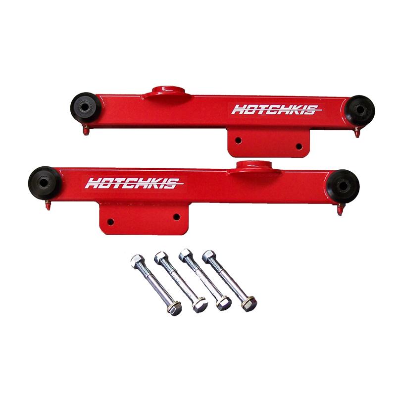 Hotchkis 79-93 Ford Mustang/94-98 Mustang GT/Cobra Lower Trailing Arms - Red - 1304R