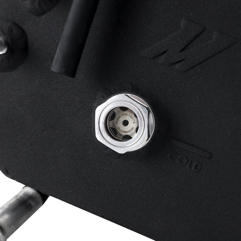 Mishimoto 2021+ Ford Bronco 2.3/2.7L EcoBoost Expansion Tank - Micro Wrinkle Black - MMRT-BR-21MWBK