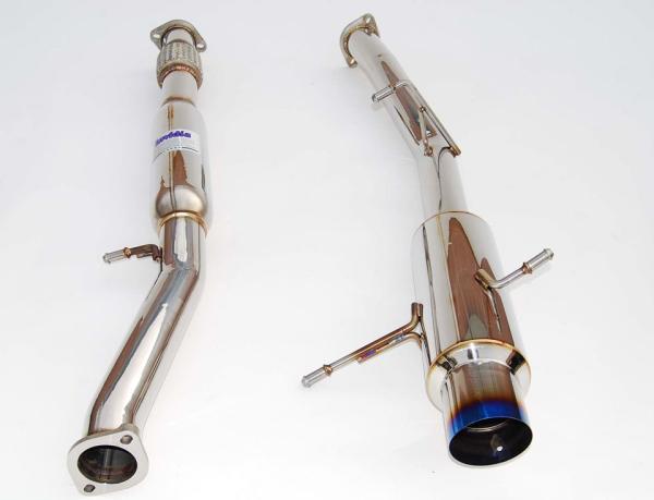 Invidia 02-07 WRX/STi 76mm N1 REGULAR Titanium Tip Cat-back Exhaust - HS02SW1GTT