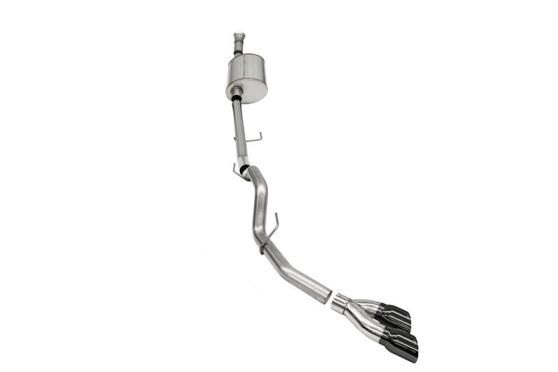 Corsa 2021-2025 Ford F-150 SuperCab/6.5in Bed 5.0L V8 Sport Cat-Back Single Side Exit-Black PVD - 21157BLK