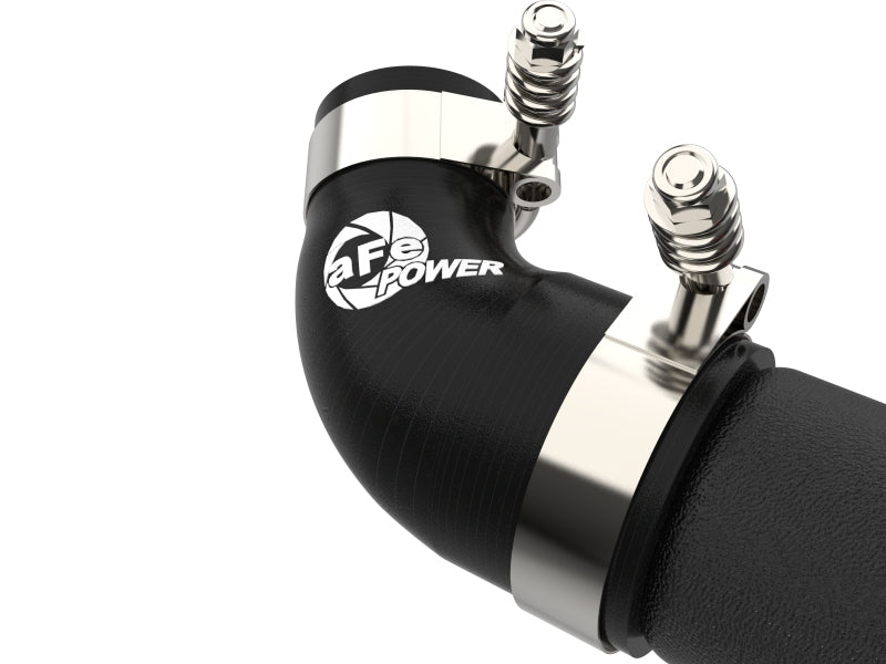 aFe Kia Stinger 18-22 V6-3.3L (tt) BladeRunner Hot Charge Pipe- Black - 46-20508-B