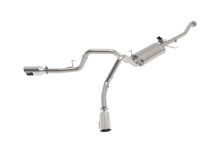 Load image into Gallery viewer, aFe Gemini XV 3in 304 SS Cat-Back Exhaust 2021 Ford F-150 V6 2.7L/3.5L (tt)/V8 5.0L w/ Polished Tips - 49-33129-P