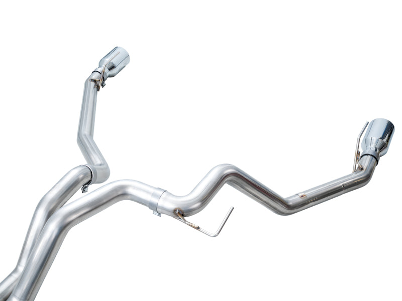 AWE 2024+ Ford Ranger Raptor 3.0L Switchpath Cat-Back Exhaust - Chrome Silver Tips - 3025-32306