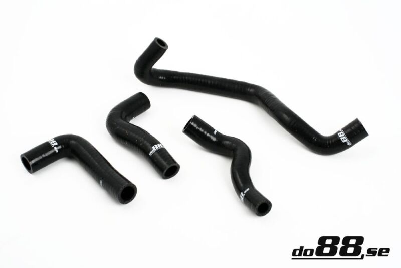 do88 Volvo C30/C70/S40/V50 Turbo 04-13 Heater Hoses Black - DO88-KIT39S