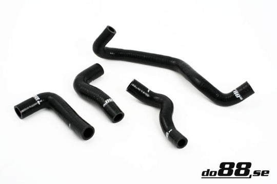 do88 Volvo C30/C70/S40/V50 Turbo 04-13 Heater Hoses Black - DO88-KIT39S