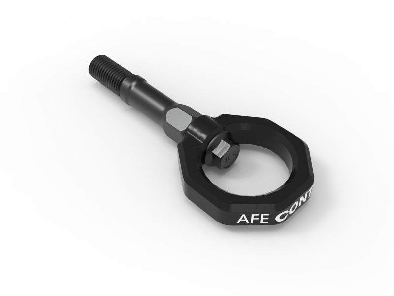 aFe Control Rear Tow Hook (Black) - 450-401015-B