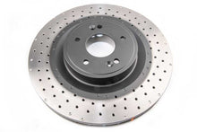Load image into Gallery viewer, DBA 2018 Kia Stinger w/ Brembo Brakes Front Drilled &amp; Dimpled 4000 Series Rotor - DBA43342XD