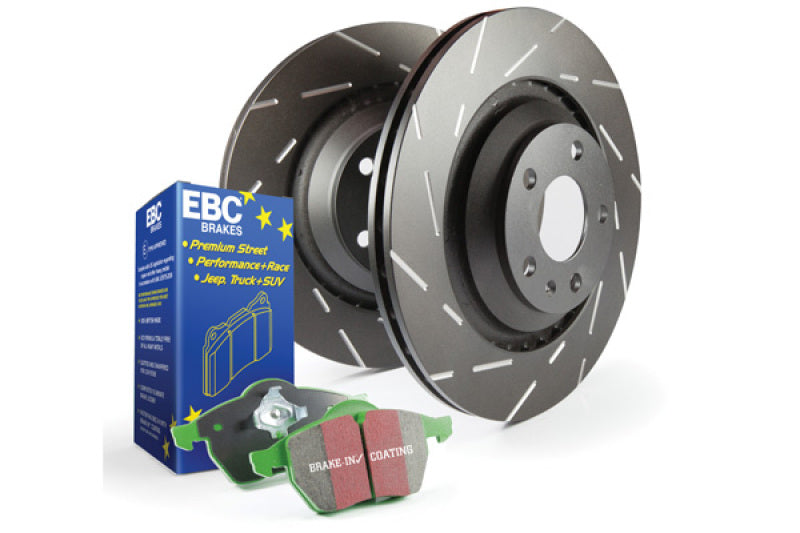 EBC S2 Kits Greenstuff Pads and USR Rotors - S2KR1884