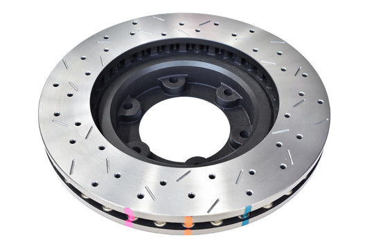 DBA 96-97 Lexus LX 450/ 8/92+ Toyota Landcruiser 80 Series Front Drilled & Slotted 4000 Series Rotor - DBA4784XS