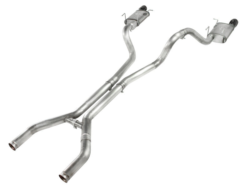 aFe MACHForce XP Cat-Back Exhaust 3in SS w/ Black Tips 11-14 Ford Mustang GT V8 5.0L - 49-43049-B