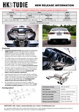 Load image into Gallery viewer, HKSTUDIE EXHAUST for BMW G80/G82 Comp - HKSTUDIE-EX001
