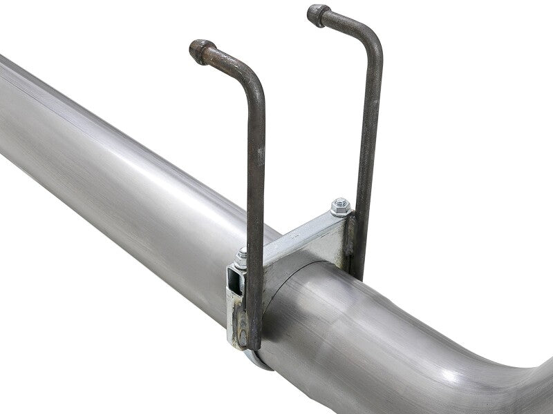 aFe Power 11-14 Ford F250/F350 6.7L Diesel Rebel XD 4in 409 SS DPF-Back Exhaust System - Black Tips - 49-43120-B