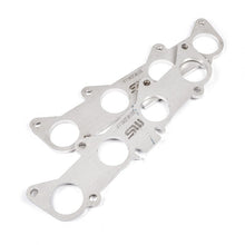 Load image into Gallery viewer, Stainless Works Ford 5.2L/5.0L Coyote Round Port Shaped Header 304SS Exhaust Flanges 2in Primaries - HFFORD5.0200
