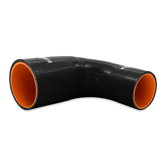 Mishimoto Silicone Reducer Coupler 90 Degree 2.5in to 3in - Black - MMCP-R90-2530BK