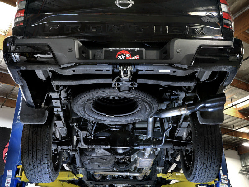 aFe 2022+ Nissan Frontier V6 Vulcan Series SS Cat-back Exhaust w/ Black Tips - 49-36140-B