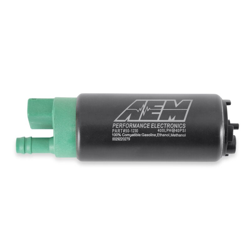 AEM 400 LPH High Flow In-Tank Fuel Pump Kit - Double Barb - Ethanol Compatible - 50-1230
