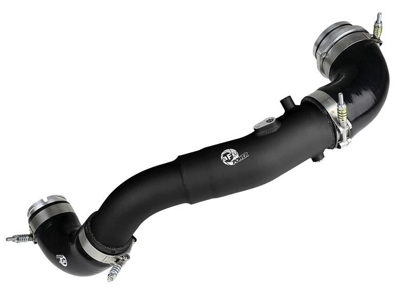 aFe 2020 Toyota Supra 3.0L 3in Black Intercooler Tube - Hot - 46-20398-B