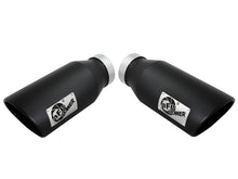 Load image into Gallery viewer, aFe Diesel Exhaust Tip Bolt On Black 4in Inlet x 6in Outlet x 15in