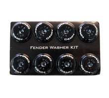 Load image into Gallery viewer, NRG Fender Washer Kit w/Color Matched M8 Bolt Rivets For Plastic (Black) - Set of 8 - FW-800BK