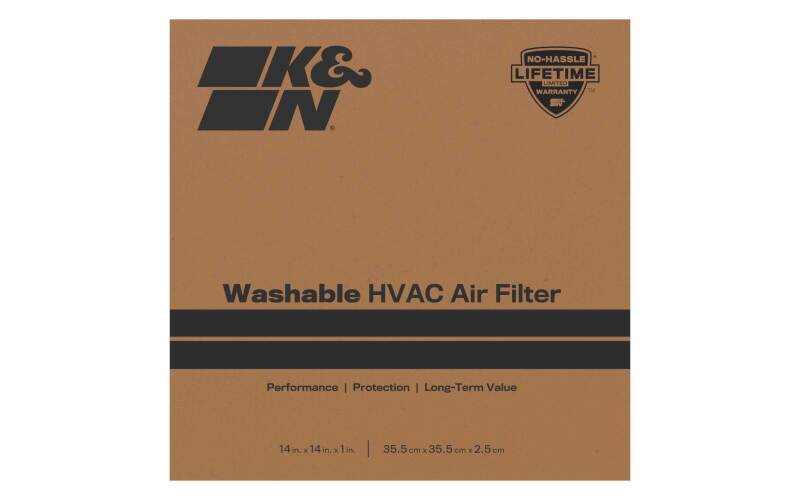 K&N HVAC Filter 14 X 14 X 1 MERV 8 - HVC-8-11414
