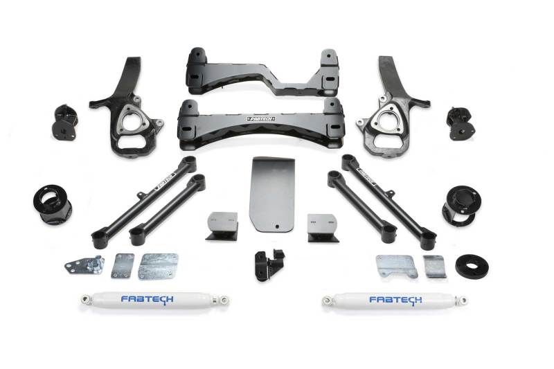 Fabtech 19-21 Ram 1500 4WD 6in Basic Sys w/Perf Shks (Exc. Rebel & TRX) - K3086