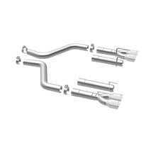 Load image into Gallery viewer, MagnaFlow Axle-Back, SS, 3in, Quad Split Rear 3.5 Tips 2015 Dodge Challenger incl SRT Hellcat - 19206