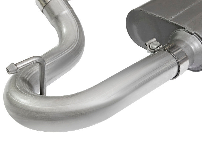 aFe Scorpion 2-1/2in Aluminized Steel Cat Back Exhaust 07-17 Jeep Wrangler V6-3.6/3.8L (4 Dr) - 49-08044-1P