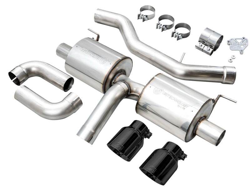 AWE 19-23 BMW 330i / 21-23 BMW 430i Base G2X Touring (Excl. Conv) Axle-Back Exhaust - Diamond Black - 3015-33429