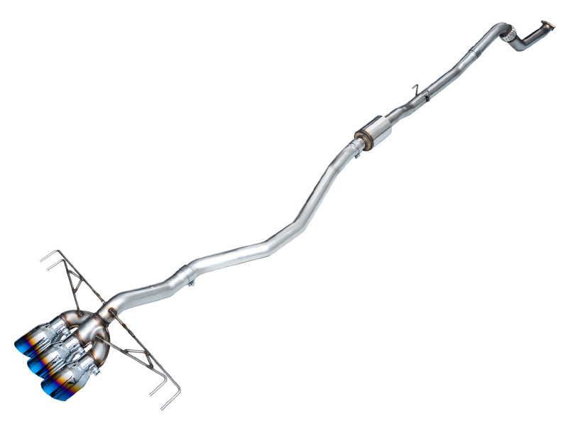 AWE 24-26 Acura Integra Type S Track Edition Triple Vapor Blue Exhaust - 3020-59335