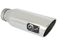 Load image into Gallery viewer, aFe MACH Force-XP 409 SS Exhaust Tip 4in In x 6in Out x 18in L Bolt-On Right - 49T40601-P18
