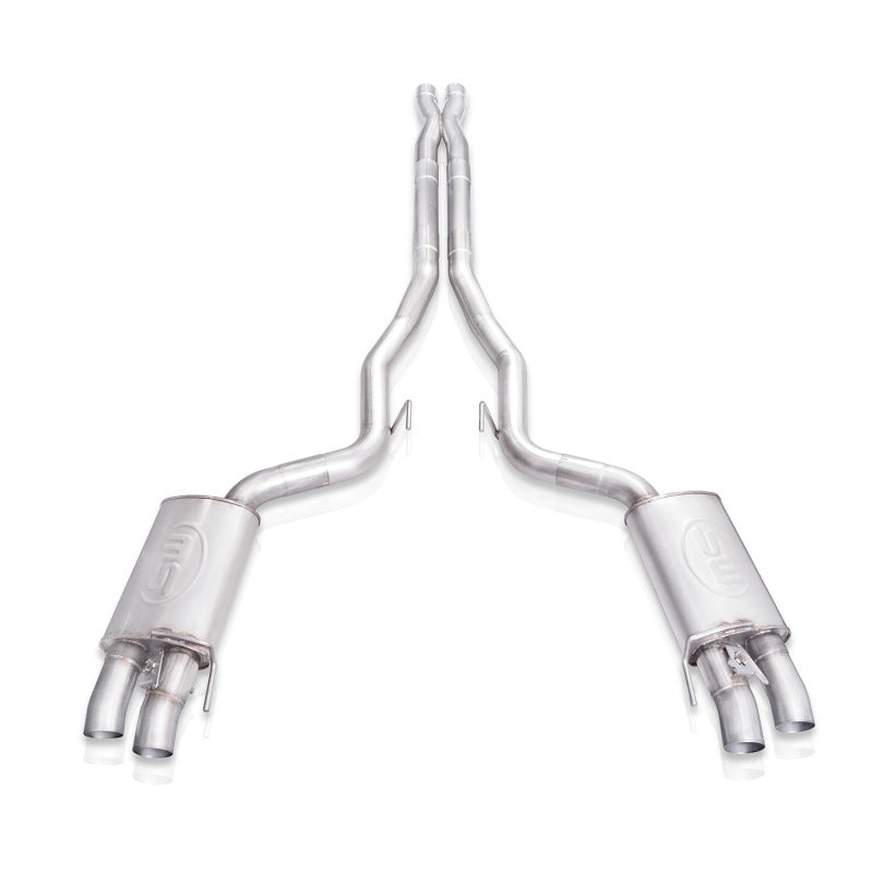 Stainless Works 2015+ Ford Shelby GT350 Redline Performance Connect X-Pipe Catback Exhaust w/Valves - GT350CBXPCR