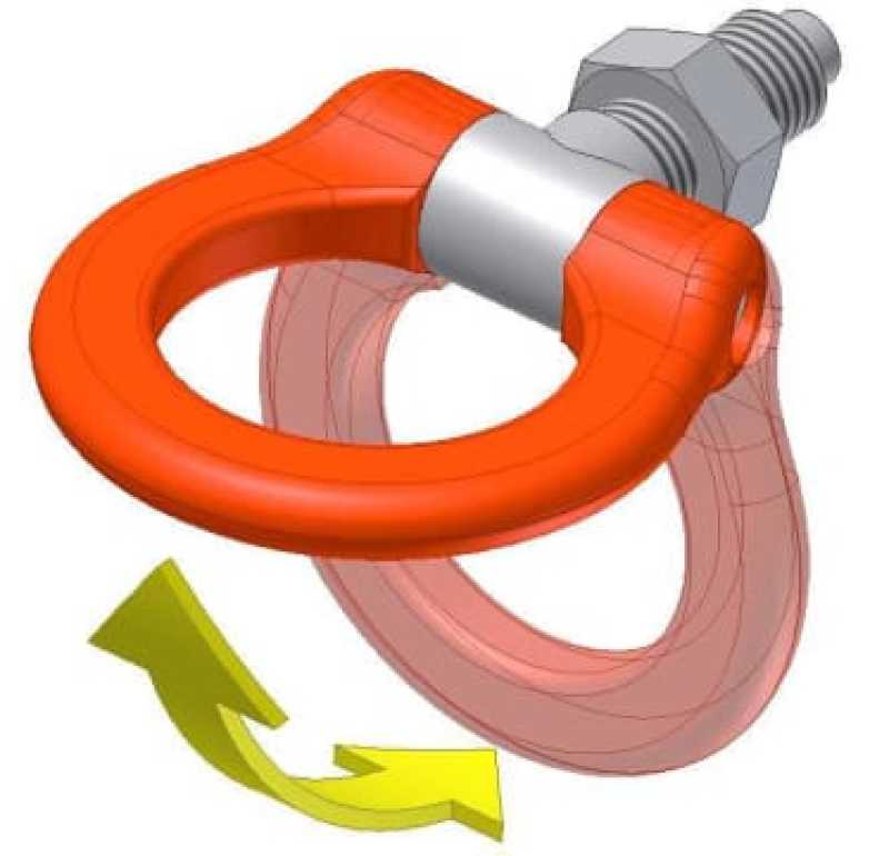 Cusco Tow Hook Swivel Joint Rear Honda Fit - 386 017 R