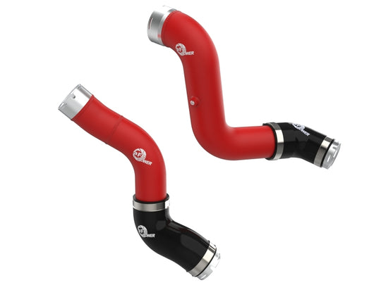 aFe 23-25 GM Colorado/Canyon L4-2.7L (t) BladeRunner Aluminum Hot & Cold Charge Pipe Kit - Red - 46-20744-R