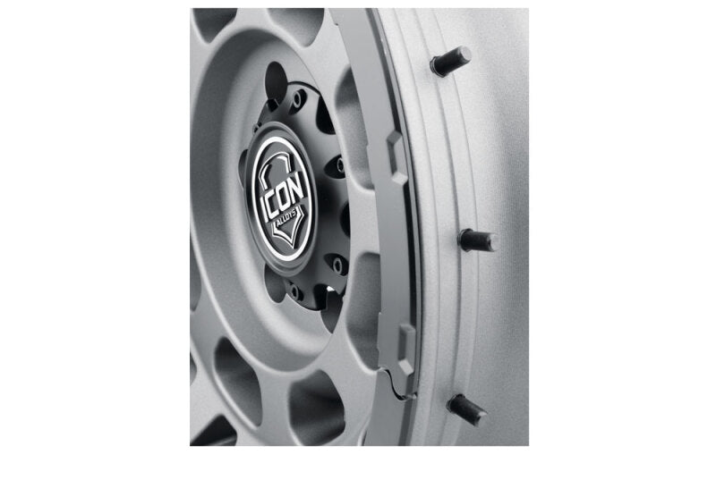 ICON Hammer Pro 17x8.5 / 6x5.5 / 0mm / 4.75in BS - Charcoal - 21017858347CH