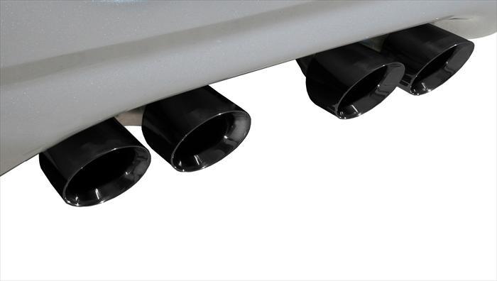 Corsa 97-04 Chevrolet Corvette (C5) 2.5in Sport Cat-Back Exhaust - 4in Black Twin Tips - 14111CBBLK