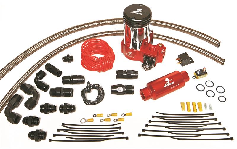 Aeromotive A2000 Drag Race Pump Only Kit (Incl. Lines/Fittings/Hose Ends/11202 Pump) - 17202