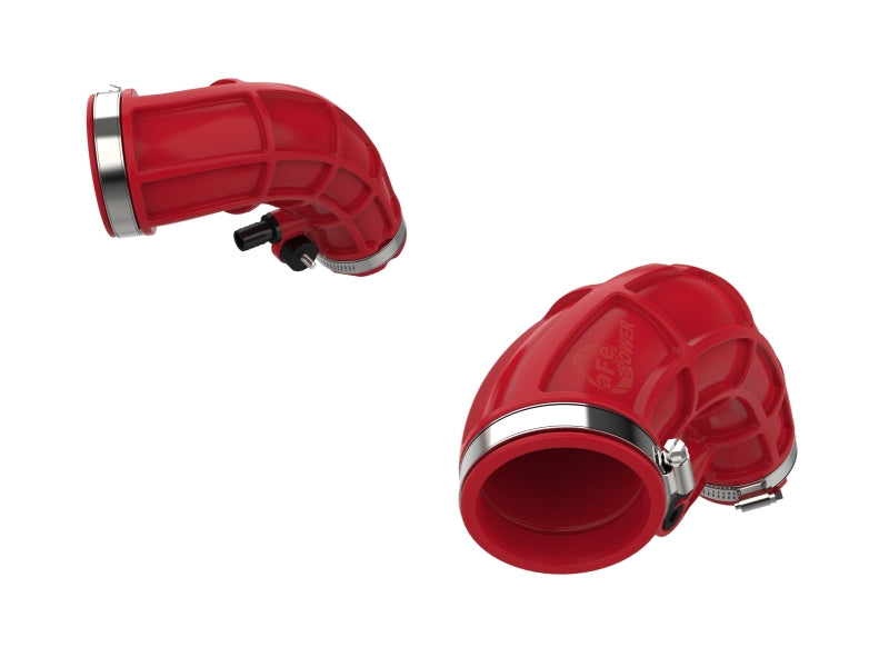 aFe Power 22-24 Toyota Land Cruiser (J300) / 22-24 Toyota Tundra V6-3.4L (tt) Red Turbo Inlet Pipes - 55-20001-R