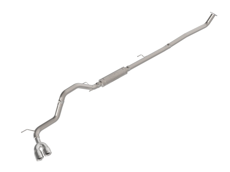aFe 15-26 Toyota Hilux L4-2.4/2.8L (td) Vulcan Series 3in SS Rear-Side Exit Exhaust w/ Polished Tip - 49-36088-P