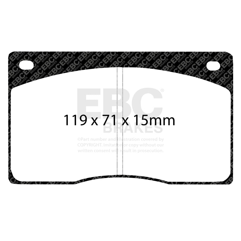 EBC 93-97 Aston Martin DB7 3.2 Supercharged Redstuff Front Brake Pads - DP3262C