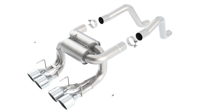 Borla 06-12 Chevrolet Corvette Z06/ZR1 6.2L/7.0L 8cyl Aggressive ATAK Exhaust (rear section only) - 11822