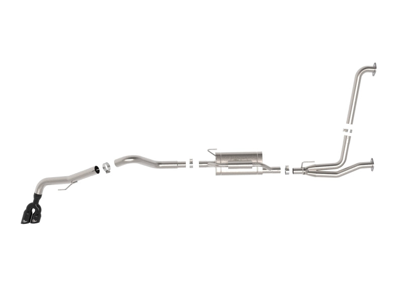 aFe 2022+ Nissan Frontier V6 Vulcan Series SS Cat-back Exhaust w/ Black Tips - 49-36140-B
