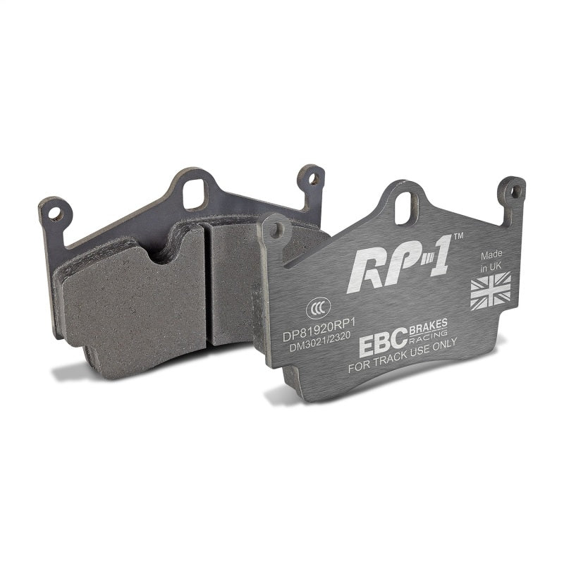 EBC Racing 12-16 Porsche Boxster (Cast Iron Disc Only) RP-1 Race Rear Brake Pads - DP81920RP1