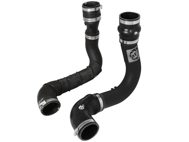 aFe Bladerunner 2.5in Intercooler Cold Side Tubes, 13-14 Ford Focus ST 2.0L (t) *Black* - 46-20189-B