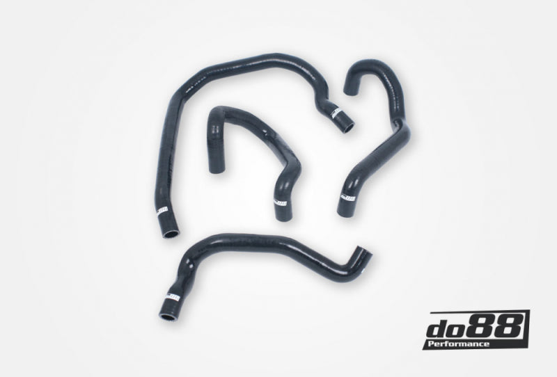 do88 Audi/Seat/Volkswagen 2.0T (MQB) Remote Radiator Coolant Hoses (Left) - Black - DO88-KIT188S