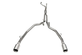 Corsa 2021-2024 Dodge Ram TRX Crew Cab Baja Catback Exhaust Dual Rear Satin Tip - 21190