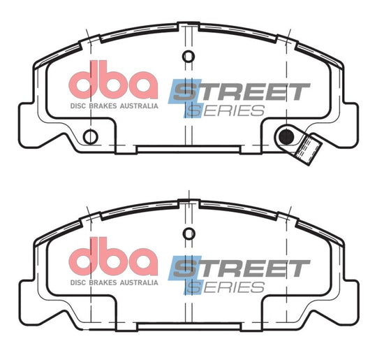 DBA 88-95 Honda Civic Street Series Front Brake Pads - DB390SS